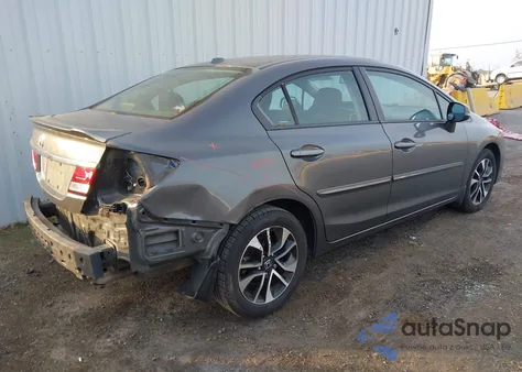 2013 Honda Civic Ex-L from USA, damaged, VIN 2HGFB2F92DH522220